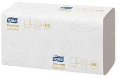 Tork 100297 Ručníky "Premium Interfolded", extra bílý, papírové, skládané, systém H2