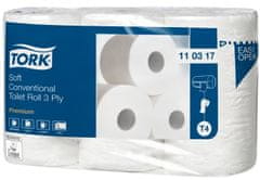 Tork 110317 Toaletní papír "Premium", extra bílý, systém T4, 3vrstvý, 35 m