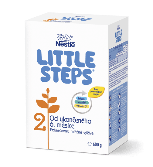 Nestlé LITTLE STEPS 2 pokračovací kojenecké mléko 600g