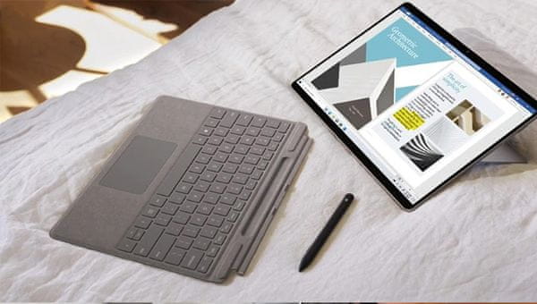Tablet PC Microsoft Surface Pro X 13 palců Windows Hello ochrana zabezpečení