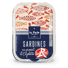 La Perle des Dieux Francouzské sardinky "Label Rouge" s Espelette paprikou 115g