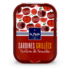 La Perle des Dieux Grilované Francouzské sardinky v rajčatovém "tartare" 115g