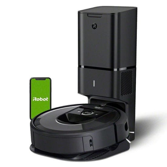 IROBOT robotický vysavač Roomba i7+ (Černá) + prodloužená záruka 3 roky
