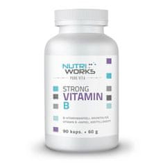 NutriWorks Strong Vitamin B 90 kapslí 