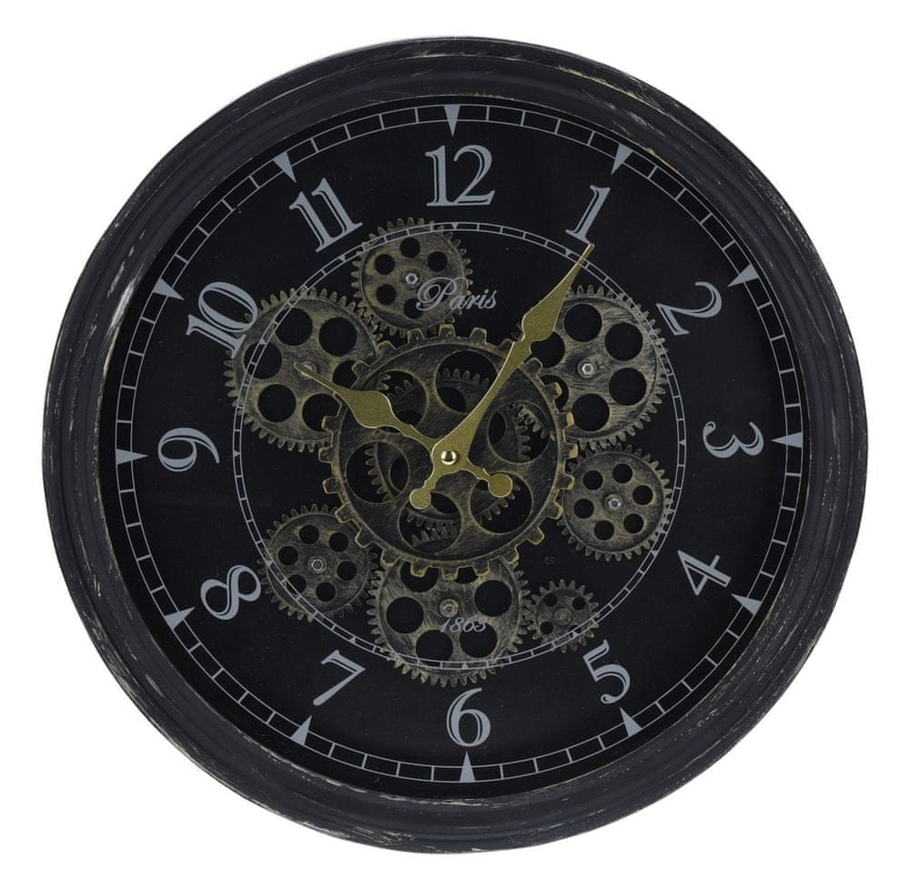 Levně Koopman Nástěnné rotační hodiny Ø 38,5 cm