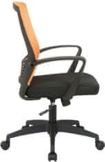 BHM Germany Kancelářská židle Kampen, černá / oranžová