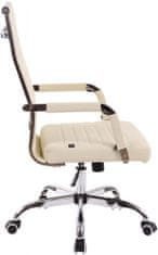 BHM Germany Kancelářská židle Amadora, krémová