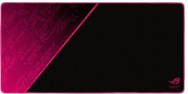 Asus ROG Sheath Electro Punk (90MP01Z0-BPUA00) podložka pod myš a klavesnici  gumová základna obšitá 695g