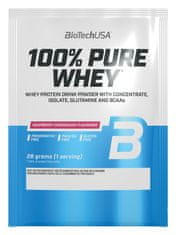 BioTech USA 100% Pure Whey Protein, TESTER, 28 g Příchuť: Banán