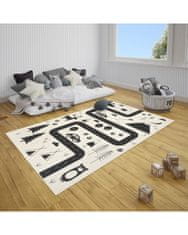 Hanse Home DOPRODEJ: 120x170 cm Dětský koberec Adventures 104564 Cream/black 120x170