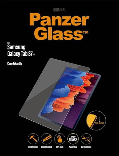 PanzerGlass Edge-to-Edge pro Samsung Galaxy Tab S7+ / S8+ 7242, čiré