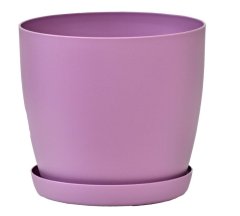 Kraftika Květináč s podmiskou aga, 160 mm, fialový