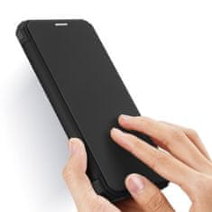 Dux Ducis Skin X Knížková kožené pouzdro na iPhone 12 Pro Max, černé