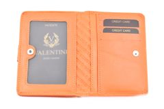 Emporio Valentini Dámská kožená peněženka z pravé kůže Valentini - černá