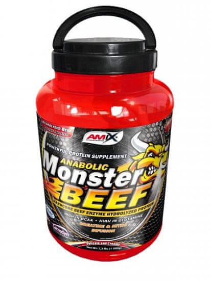 Amix Nutrition Anabolic Monster Beef 1000 g Příchuť: Jahoda/Banán