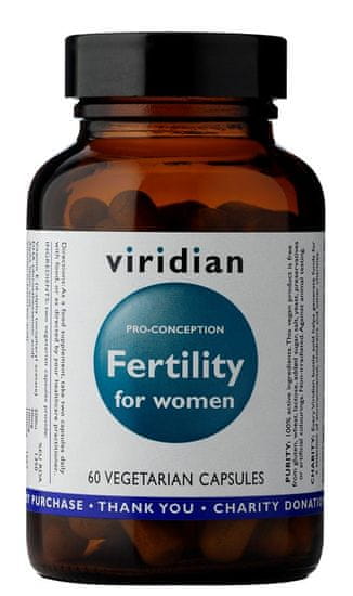 VIRIDIAN nutrition Fertility for Women 60 kapslí