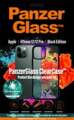 PanzerGlass ClearCase Antibacterial pro Apple iPhone 12/12 Pro 6,1″ Black Edition 0252