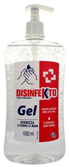 Disinfekto Gel na ruce s obsahem alkoholu 1000 ml s pumpičkou