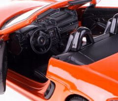 BBurago 1:24 Plus Porsche 718 Boxster oranžová