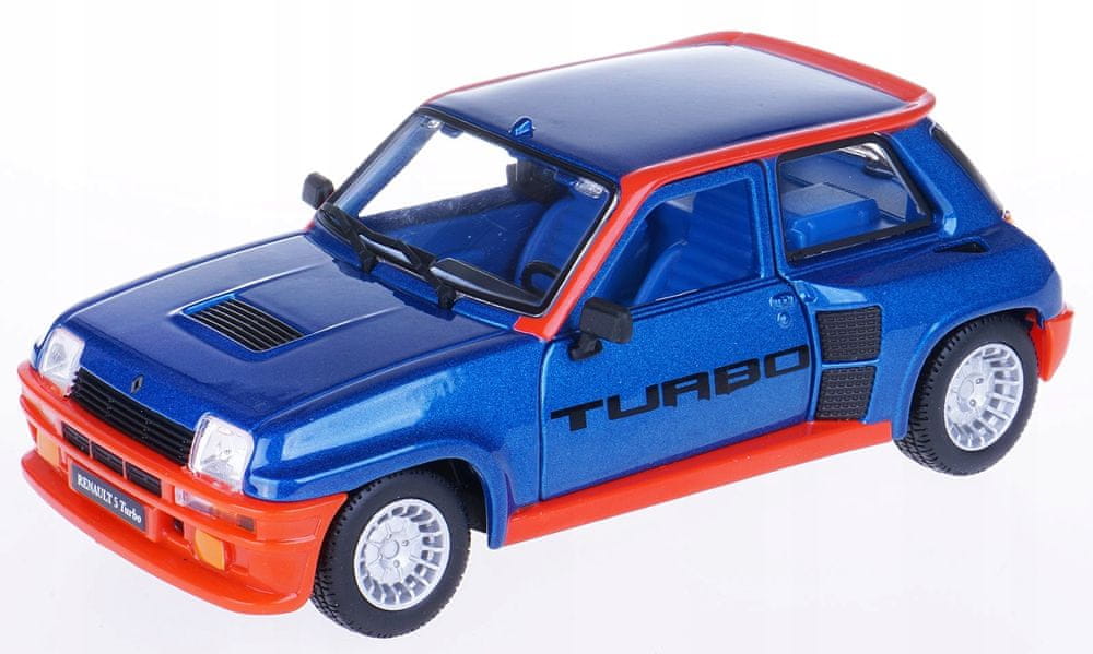 Levně BBurago 1:24 Plus Renault 5 Turbo modré