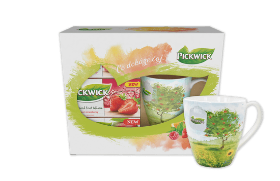 Pickwick Dárkové balení ovocných čajů s hrnečkem LÉTO