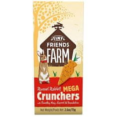 Supreme Tiny FARM Snack Rabbit Mega Crunchers - králík 3 ks, 75 g