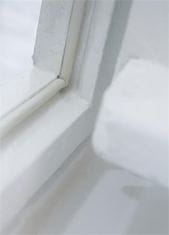Tesa Gumové těsnění "tesamoll P profil 5390", bílá, 9 mm x 6 m