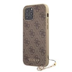 Guess Guess 4G Charms Zadní Kryt pro iPhone 12 Pro Max 6.7 Brown