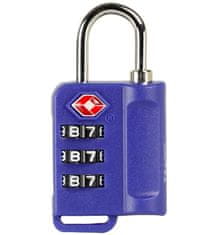 Rock Bezpečnostní TSA kódový zámek na zavazadla ROCK TA-0006 - modrá