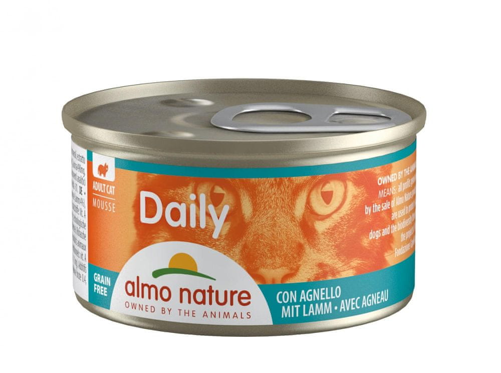 Almo Nature Daily Pěna s jehněčím 24x85 g