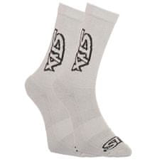 Styx Ponožky vysoké šedé s černým logem (HV1062) - velikost S