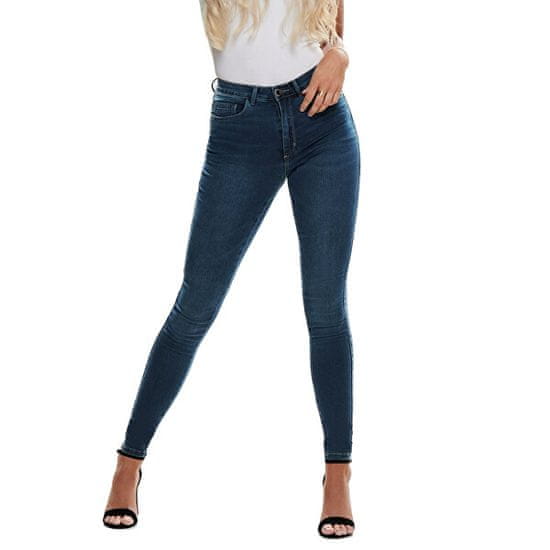ONLY Dámské džíny ONLROYAL Skinny Fit 15181725 Dark Blue Denim