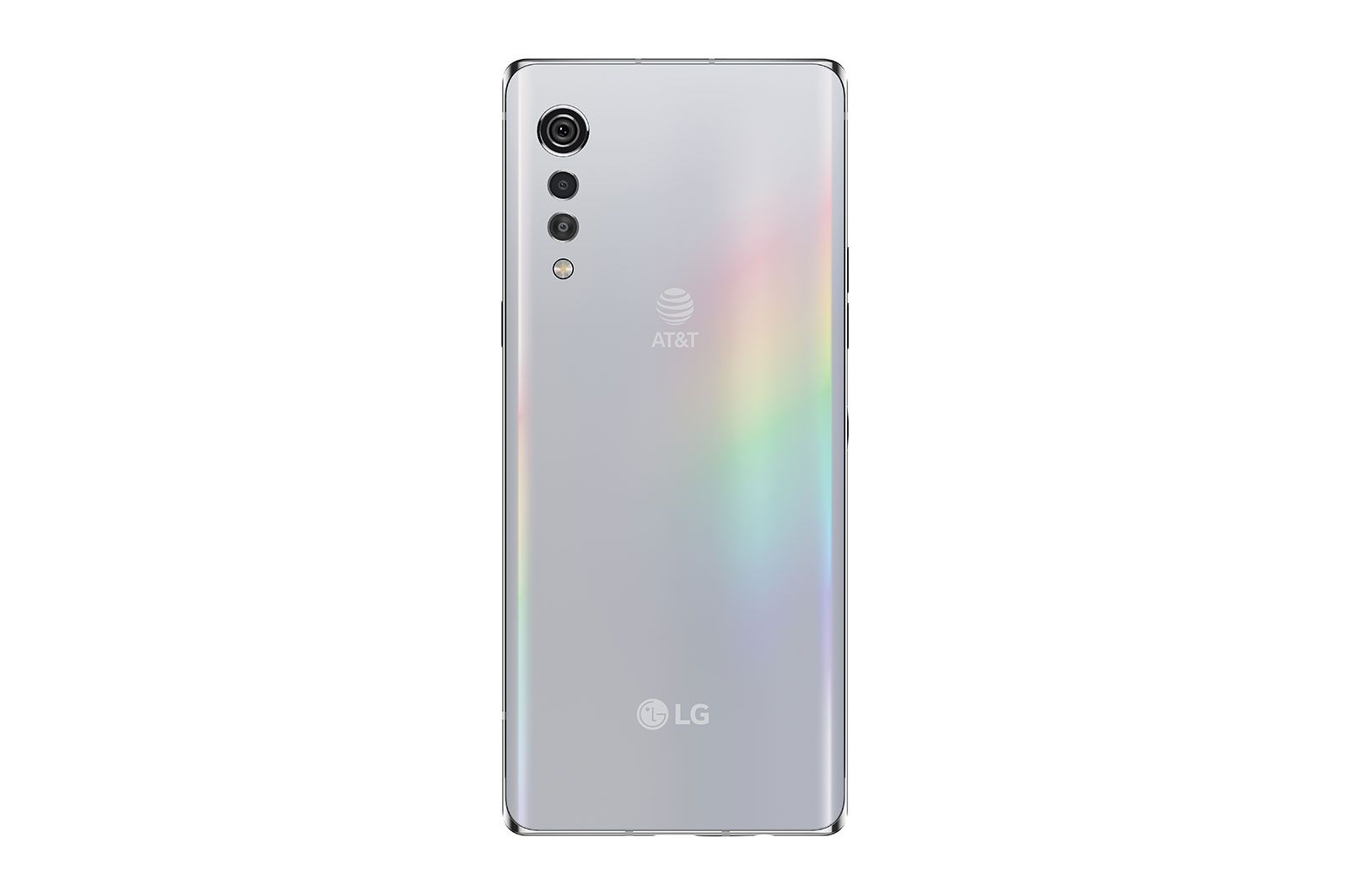 LG Velvet pametni telefon, srebrn, OLED