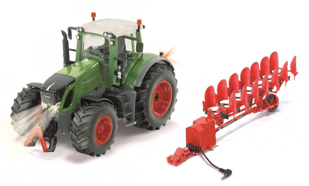 SIKU Control limitovaná edice traktor Fendt 939 + oboustranný pluh 1:32