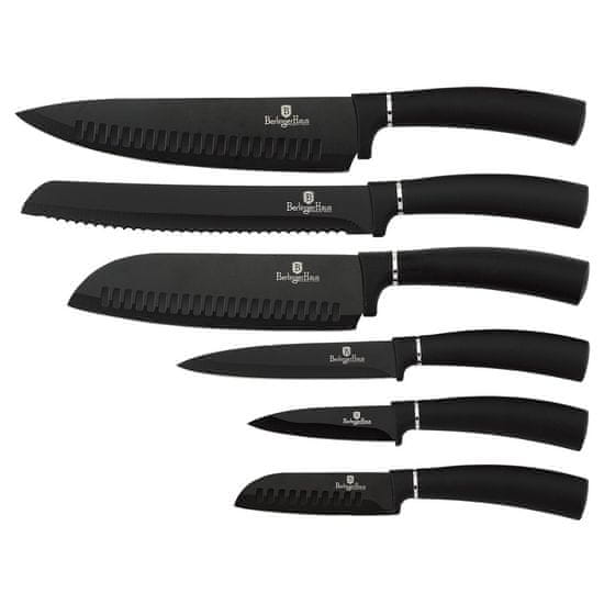 Sada nožů Bh-2383 Black Silver