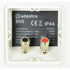 Adastra BH5-W, pasivní 5,25" reproboxy 100W, bílé, cena/pár