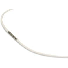 Boccia Titanium Bílé kaučukové lanko 0801-02 (Délka 45 cm)