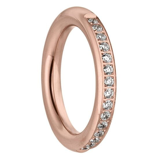 Tamaris Růžově zlacený prsten Emily se zirkony TJ172