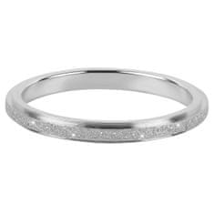 Troli Ocelový třpytivý prsten KR-01 Silver (Obvod 52 mm)
