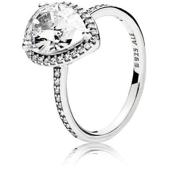 Pandora Oslnivý stříbrný prsten 196251CZ
