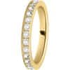 Pozlacený prsten s krystaly Love Rings SNA39 (Obvod 54 mm)