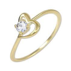 Brilio Zásnubní prsten s krystalem Srdce 226 001 01033 (Obvod 52 mm)