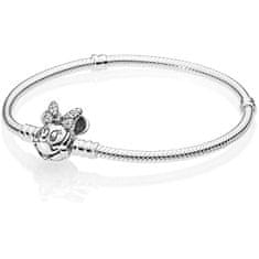 Pandora Stříbrný náramek Disney Minnie 597770CZ (Délka 20 cm)