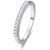 Stříbrný prsten s krystaly AGG187 (Obvod 50 mm)
