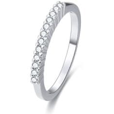 Beneto Stříbrný prsten s krystaly AGG187 (Obvod 52 mm)