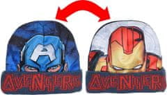 Sun City Dětská čepice Avengers Captain America Ironman oboustranná Velikost: MODRÁ 52