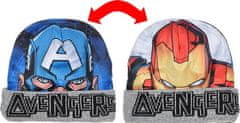 Sun City Dětská čepice Avengers Captain America Ironman oboustranná Velikost: MODRÁ 52