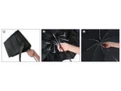 Pierre Cardin MYBRELLA CARBON pánský deštník v krabičce Barva: Černá