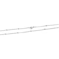 Beneto Jemný stříbrný řetízek AGS1062 (Délka 45 cm)