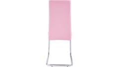 Danish Style Jídelní židle Aber (SET 2 ks), růžová
